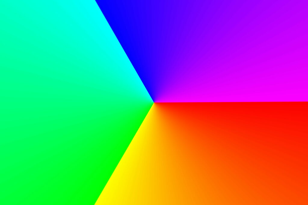 Colorful RGB Abstraction: Creating a Gradient HD Wallpaper Background Photo
