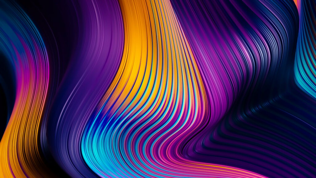 Vibrant Cascades: A Spectral Deluge in Abstract Digital Art - 4K Wallpaper