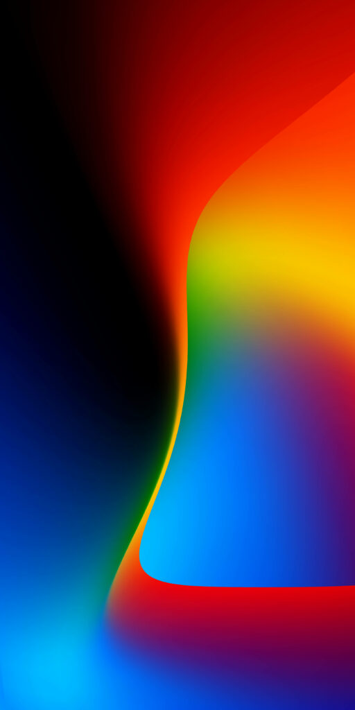 Dazzling Rainbow Gradient Art: Vibrant Background for Oppo A5s Wallpaper