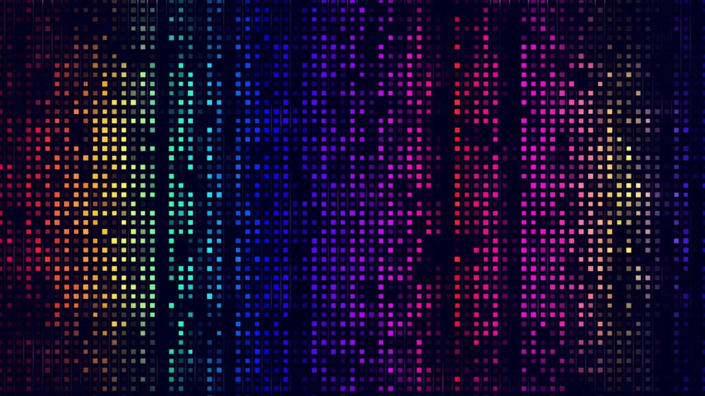 Vibrant Rainbow Gradient Digital Wallpaper - Futuristic Background
