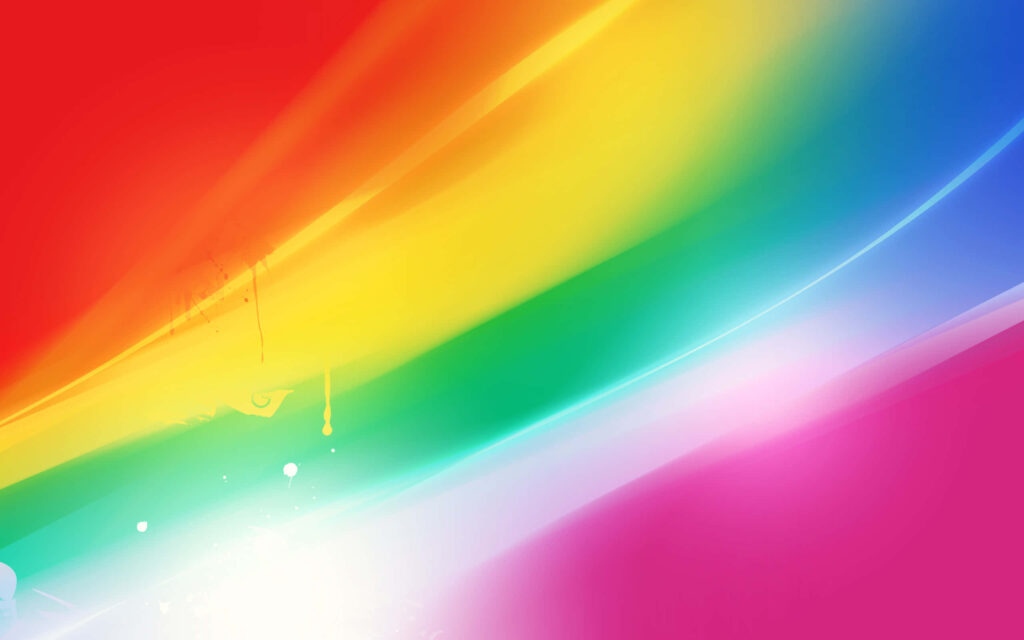 Vibrant Rainbow Gradient HD Wallpaper for Colorful Desktop Background