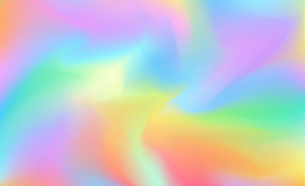 Vibrant Rainbow Gradient Wallpaper: Soothing Pastel Hues for Unity