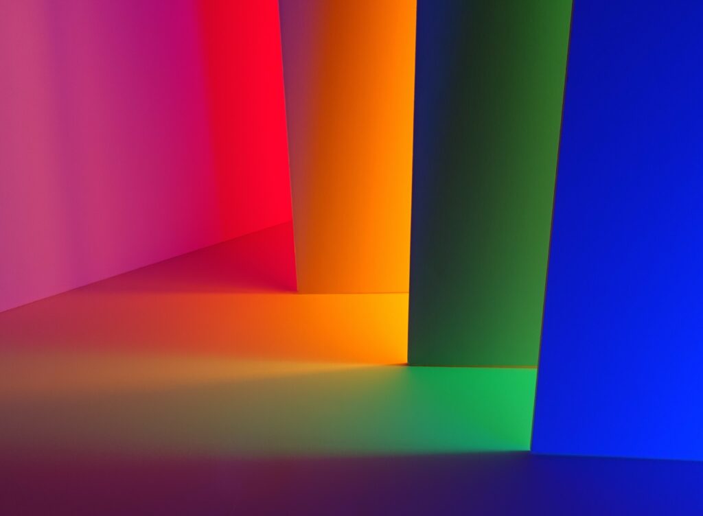 Vibrant Rainbow Gradient Wallpaper - Colorful Abstract Background 3941x2896