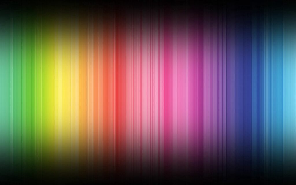 Vibrant Rainbow Gradient Wallpaper with Dynamic Vertical Lines