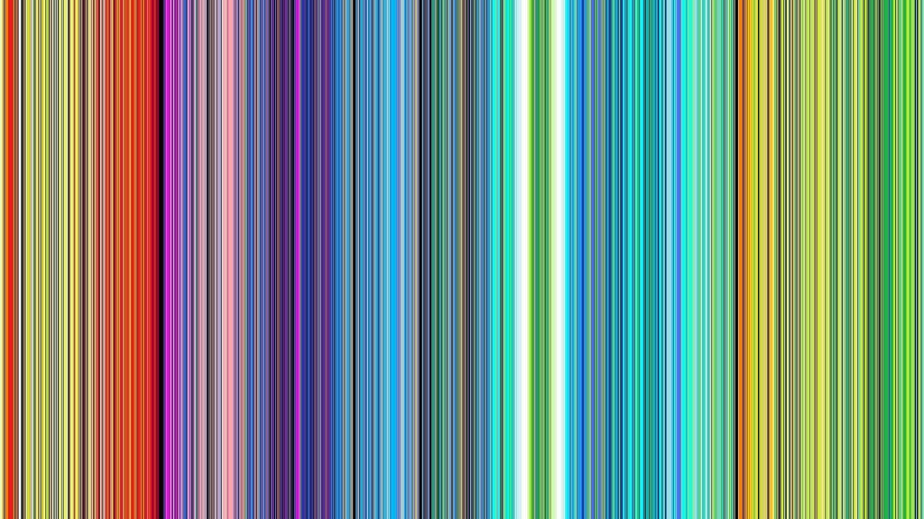 Colorful rainbow striped wallpaper with vibrant vertical geometric lines for desktop background