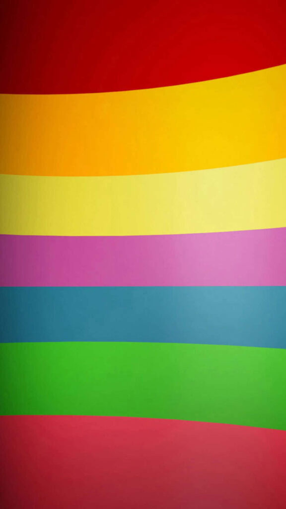 Bold Rainbow Stripes Wallpaper for Galaxy S5 - Colorful Design