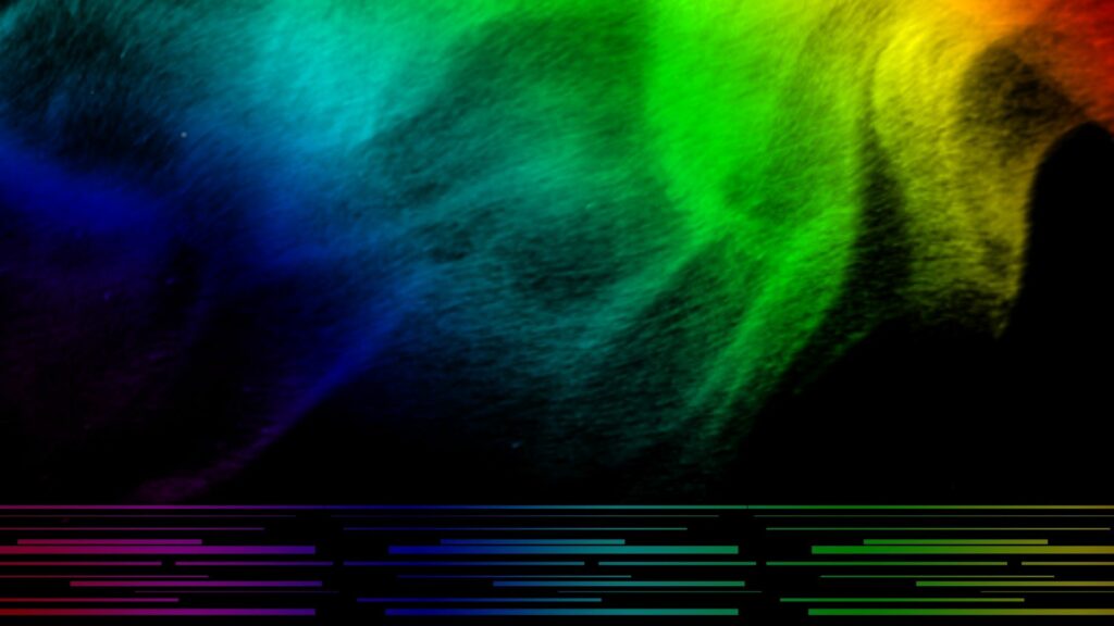 Vibrant Rainbow Flow Wallpaper - Dynamic Colorful Desktop Background