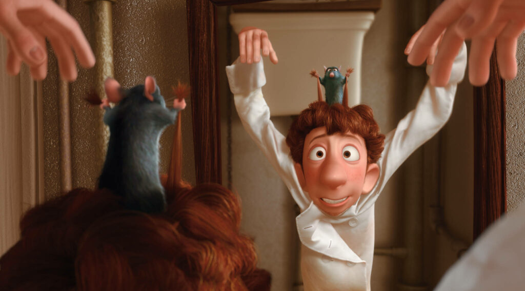 Vibrant Ratatouille Wallpaper: Remy & Alfredo's Kitchen Partnership