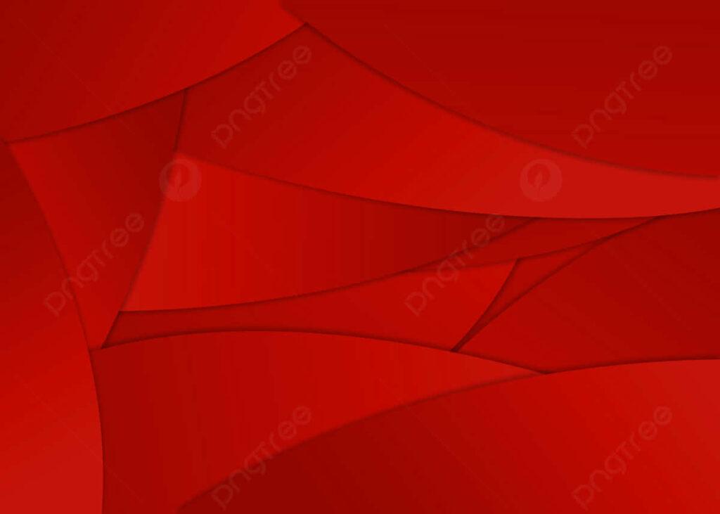 Vibrant Red Abstract Wallpaper with Smooth Curved Shapes Background