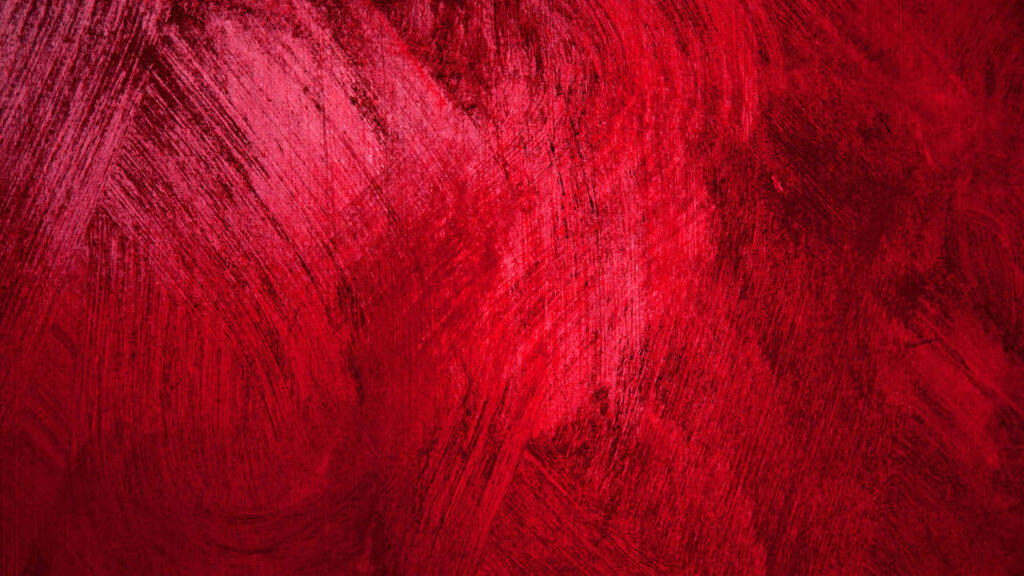 Vibrant Red Brushstroke Texture Wallpaper – Artistic Dynamic Aesthetic