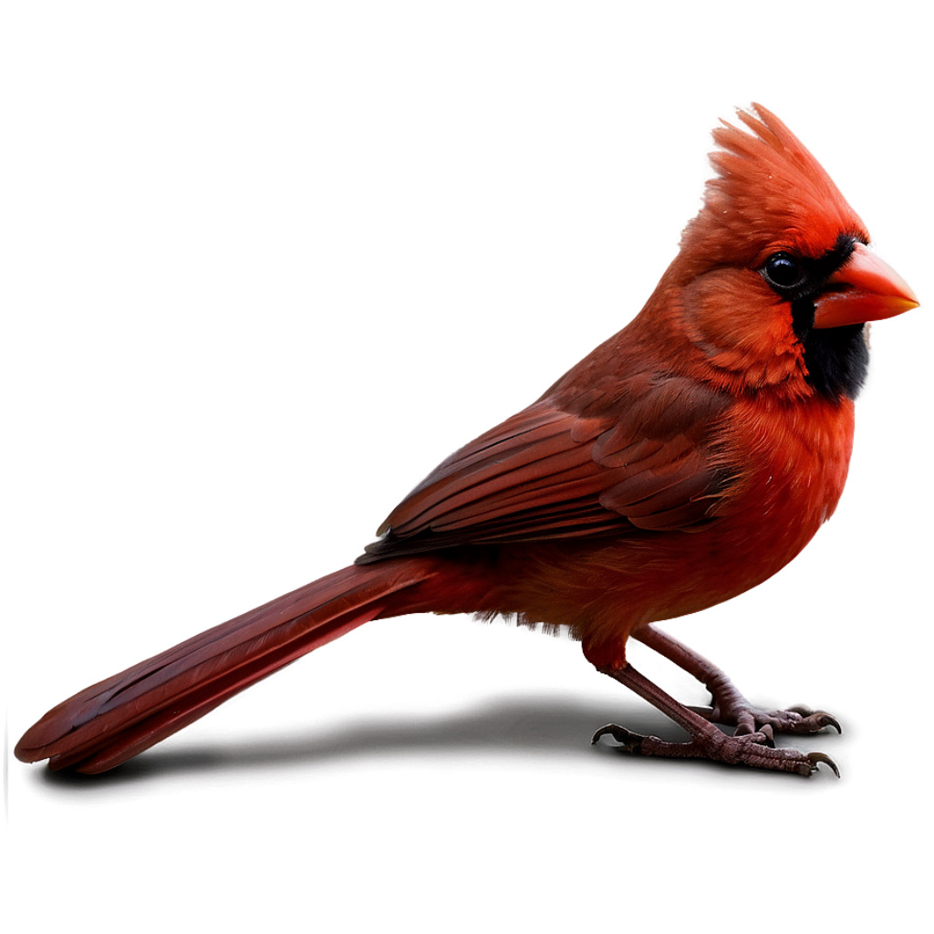 Vibrant Red Cardinal Wallpaper with Soft Blurred Background
