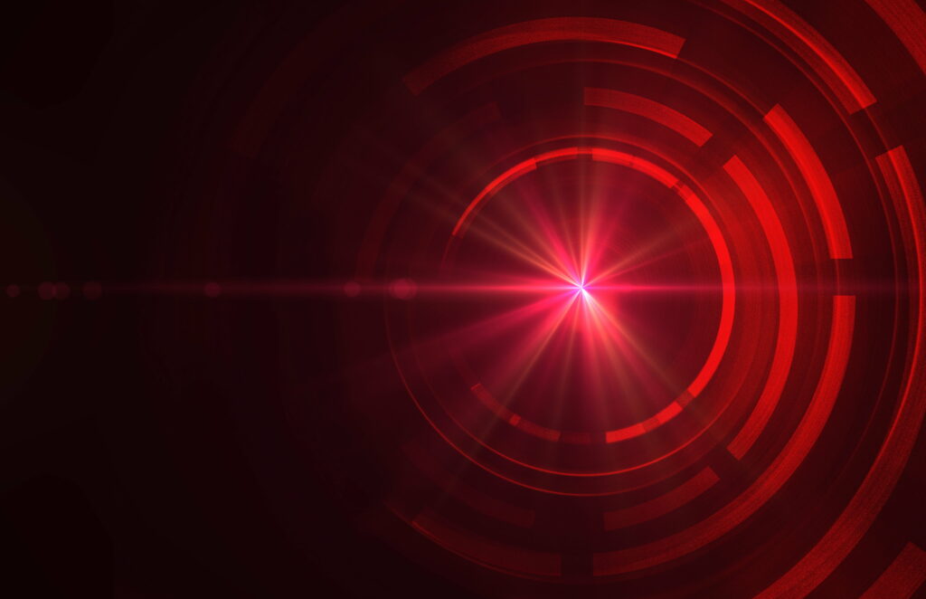 Sparkling Crimson Jewel: Expansive 4K Abstract Wallpaper