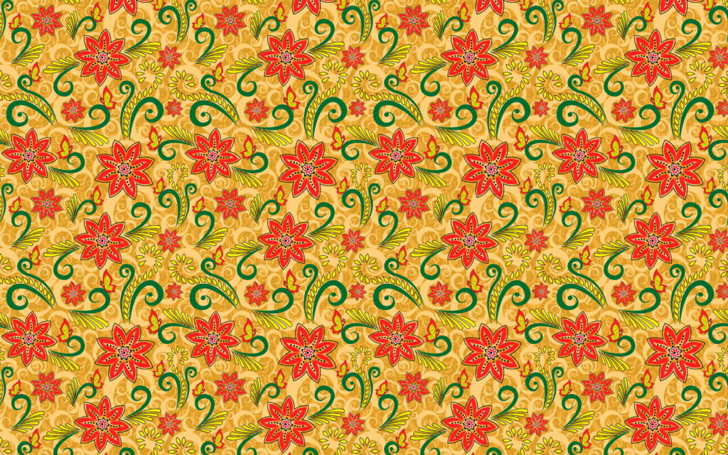 Vibrant Blossoms: A Captivating Floral Tapestry in QHD Wallpaper