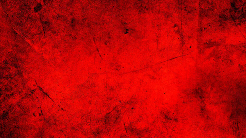 Vibrant Red Grunge Texture Splash Wallpaper with Dark Accents