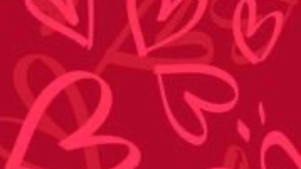 Vibrant Red Heart Wallpaper: Warm Romantic Background Design