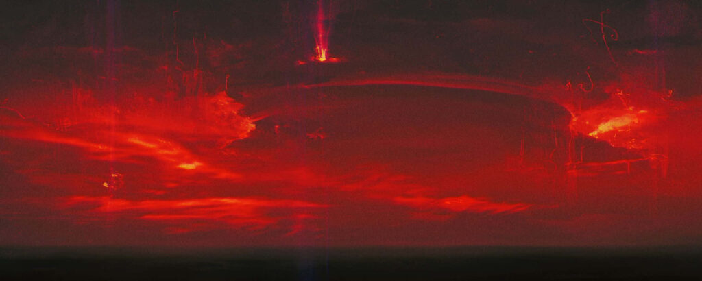 Vibrant Red Lava Wallpaper: Ultra-Wide HD Intense Background