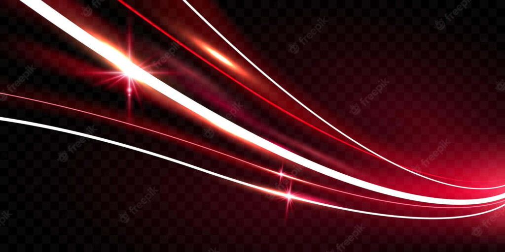 Crimson Horizon: A Striking Red Line Background Photograph Wallpaper