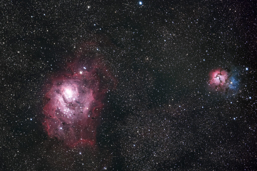 Vibrant Red Nebula Wallpaper – Stunning Cosmic Space Background