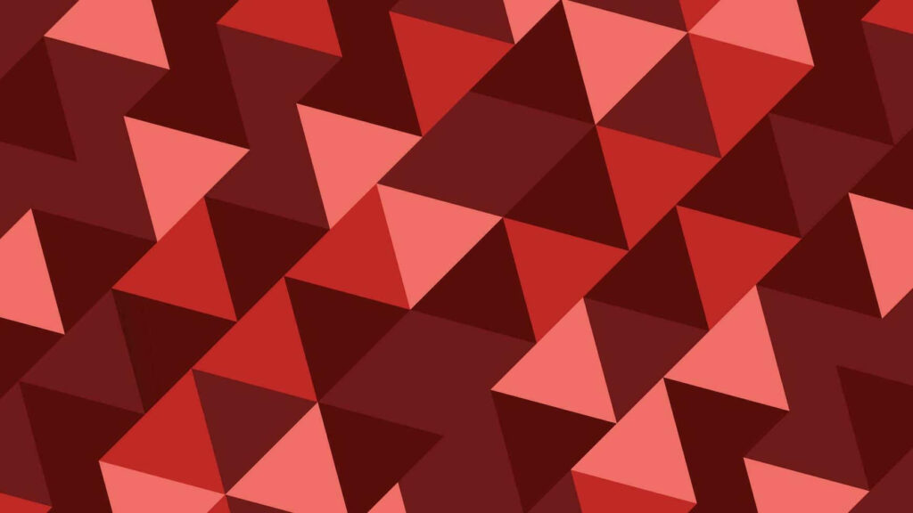 Dynamic Red & Pink Triangle Abstract Geometric Wallpaper Background