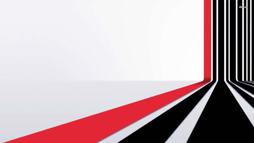 Vibrant Red, White & Black Abstract Wallpaper for Modern Spaces