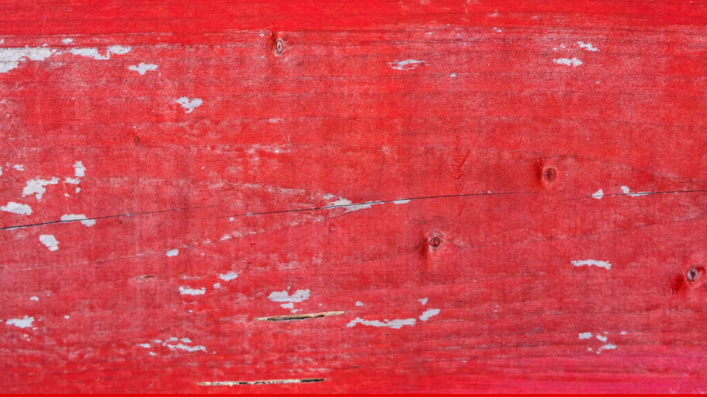 Vibrant Red Wooden Texture Wallpaper: Rustic Grains & Knots