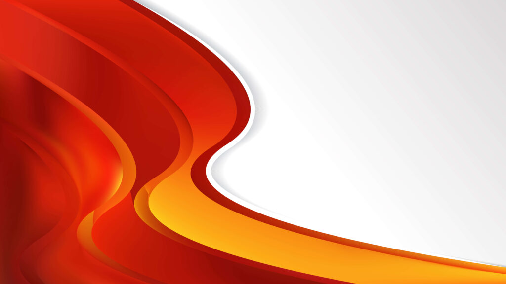 Vibrant Red & Yellow Abstract Wave Wallpaper - Modern Energy Design