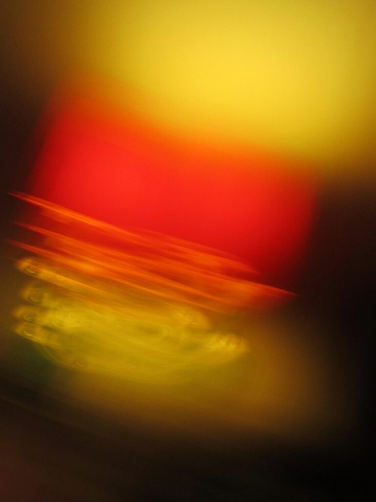 Vibrant Red & Yellow Blurred Gradient Abstract Wallpaper Background