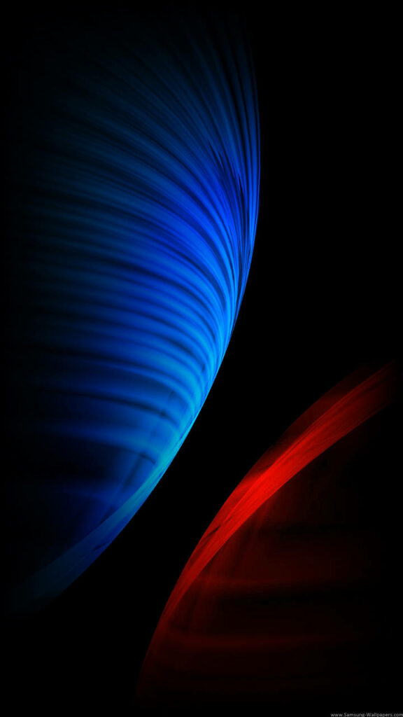 Vibrant Red & Blue Abstract Samsung Lock Screen Wallpaper Background