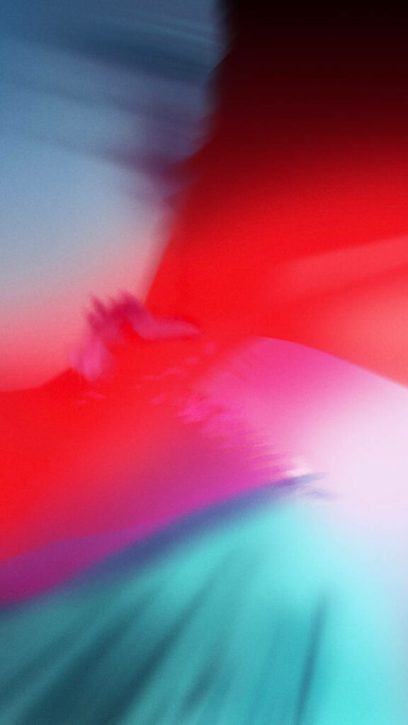 Vibrant Red and Blue Abstract Wallpaper for iOS 6 Background