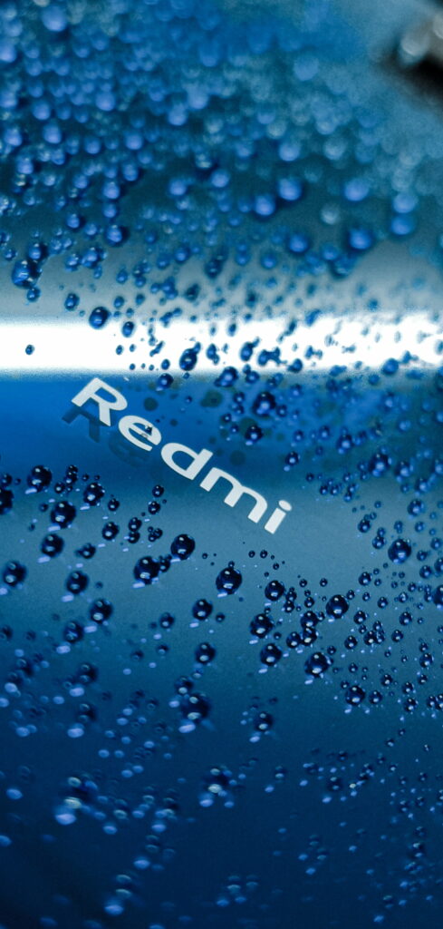 Vibrant Blue Macro Close-Up: Stunning Redmi HD Phone Wallpaper Background