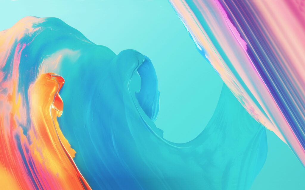 Vibrant Abstractions: A Kaleidoscope of Colors in a 4K Wallpaper Bliss