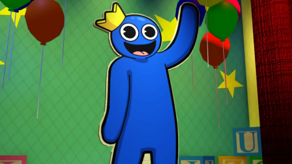 Vibrant Companions: A Playful HD Wallpaper featuring Roblox Rainbow Friends