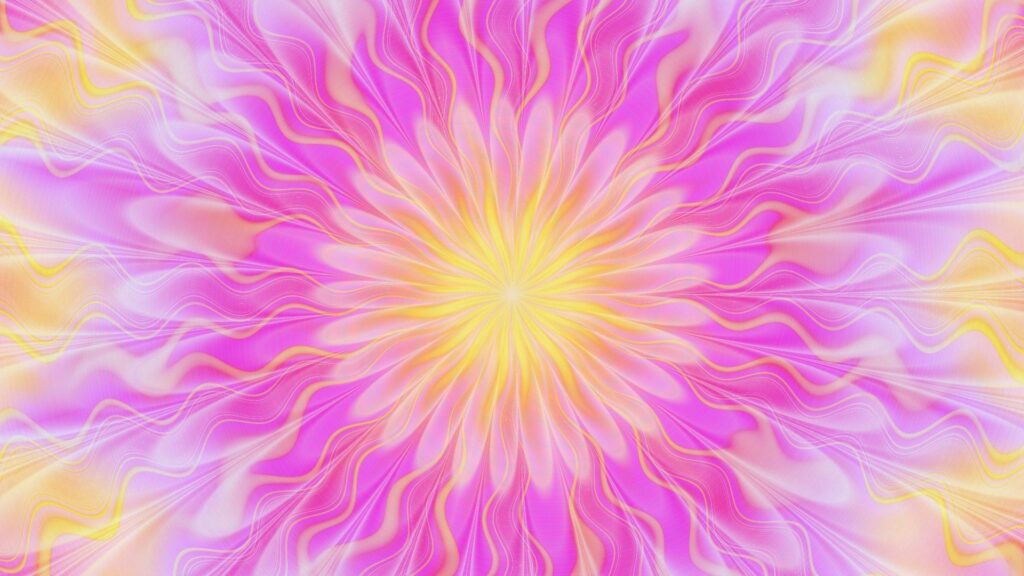 Vibrant 1920x1080 Wallpaper with Intricate Round Pattern