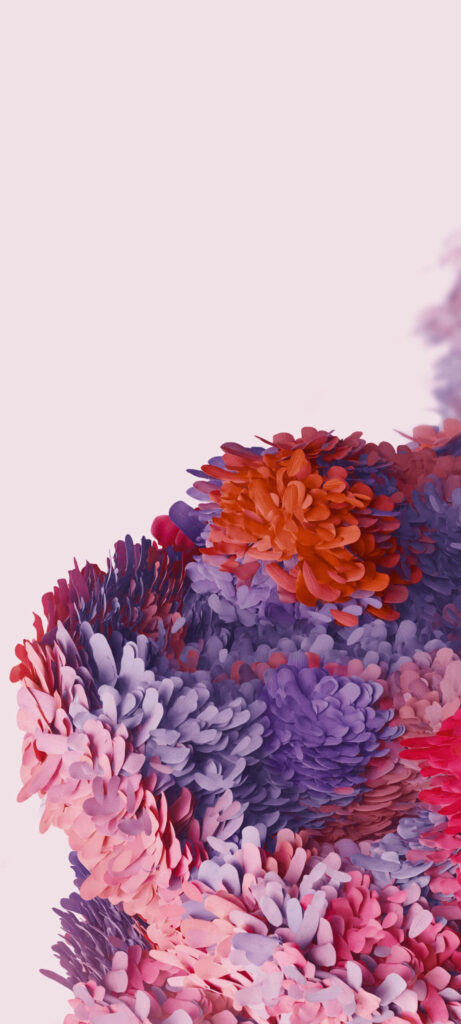 Vibrant Petal Wallpaper for Samsung Galaxy S20 Ultra - Colorful Display