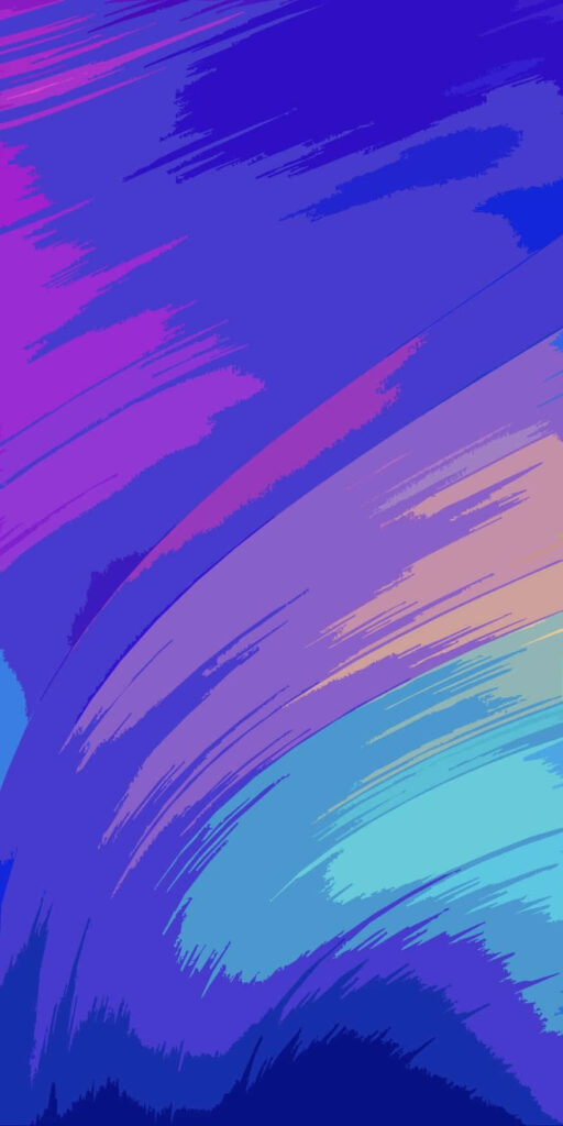 Vibrant Abstract Samsung M51 Wallpaper: Purple, Blue & Teal Design