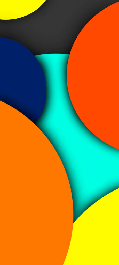 Vibrant Samsung Note 20 Pastels Wallpaper: Bold Abstract Background