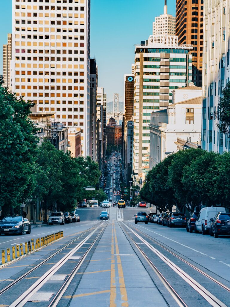 Vibrant San Francisco Urban Scene Wallpaper Background