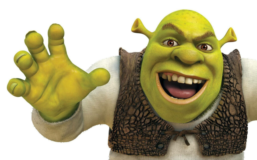 Dynamic Shrek Roaring Wallpaper - Vibrant PC Background