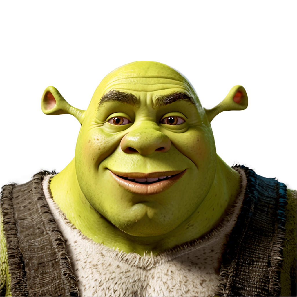 Vibrant Shrek Wallpaper: Iconic Green Skin & Friendly Expression