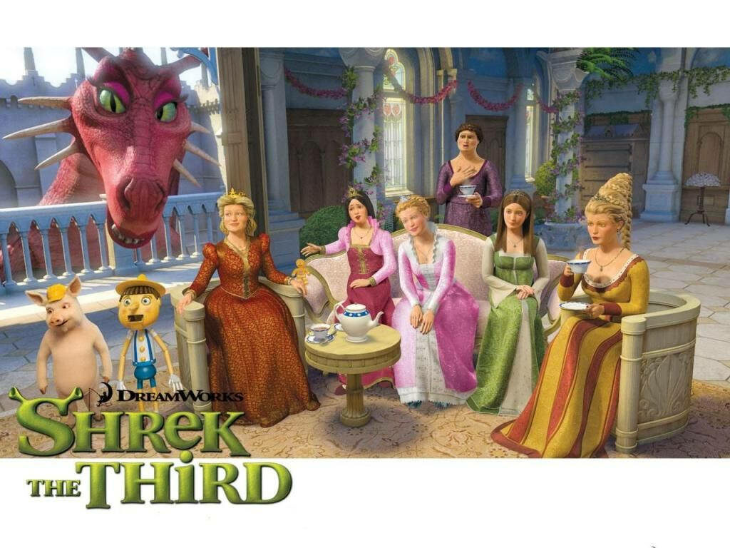 Shrek the Third Vibrant Poster: Fairy Tales & Magic | Wallpaper Background