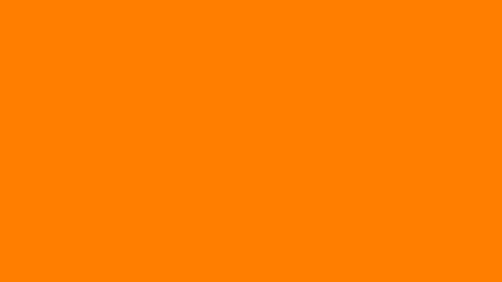 Orange Perfection: Premium Solid Color Desktop Wallpaper
