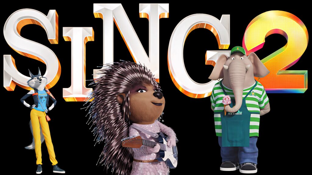 Vibrant Sing 2 Wallpaper: Animated Animal Characters in Style