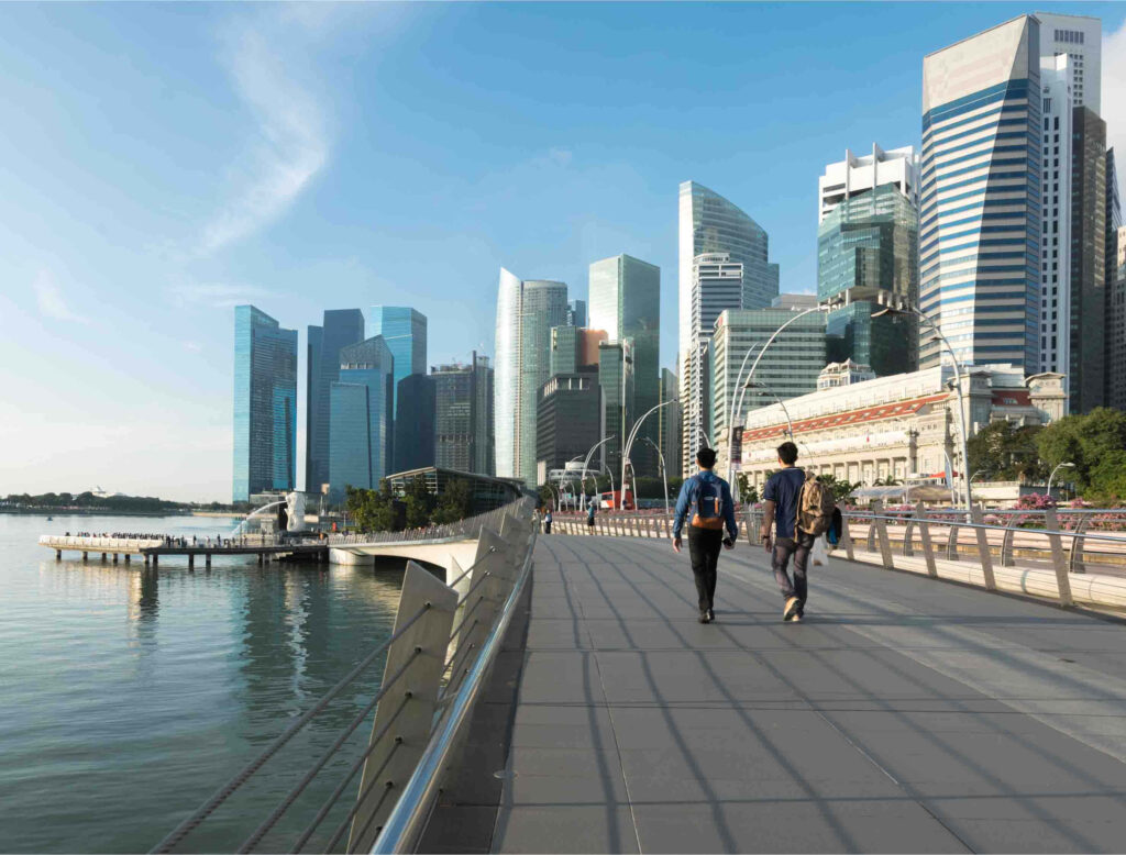 Vibrant Singapore Skyline Wallpaper: Iconic Architecture & Waterfront