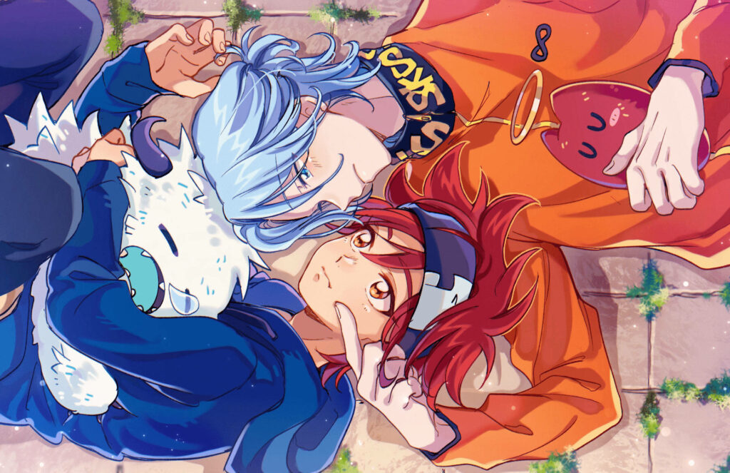 Vibrant Sk8 The Infinity Wallpaper: Colorful Anime Bonds