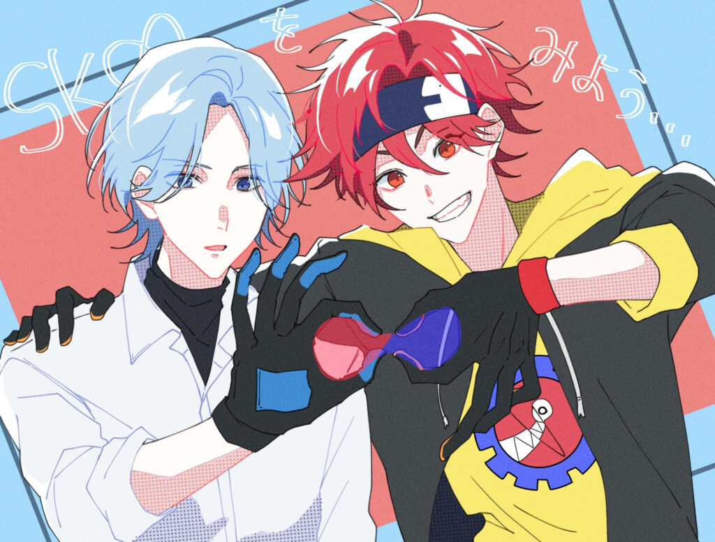Vibrant Sk8 The Infinity Wallpaper: Energetic Characters & Stylish Background