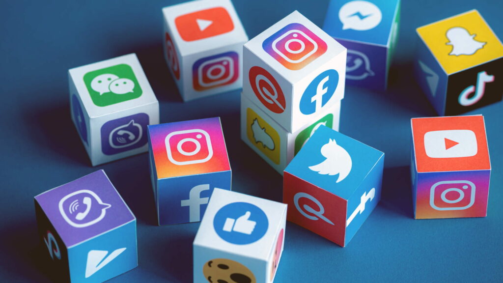 Digital Connections: Captivating Social Media App Icons in High-Definition Wallpaper Photography