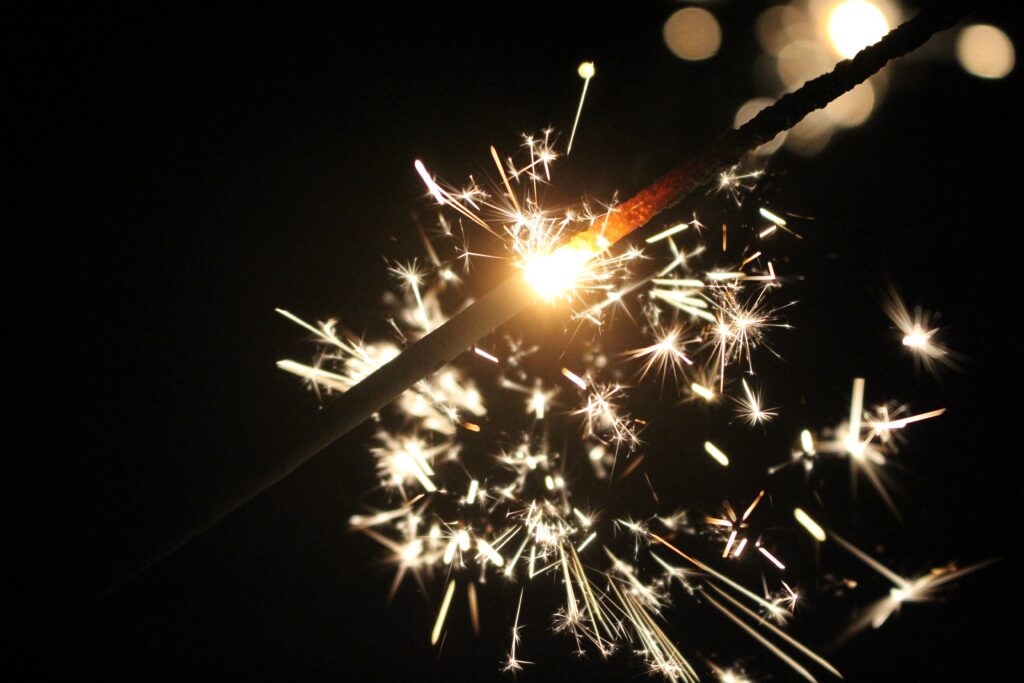 Festive Sparkler Wallpaper: Vibrant 5184x3456 Background Image