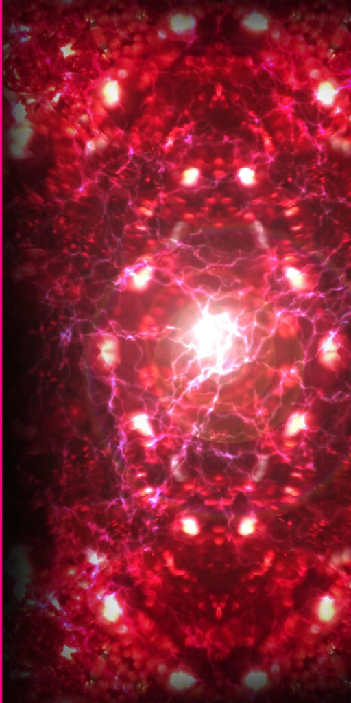 Vibrant Sparkly Pink & Red Abstract Lights Background Wallpaper