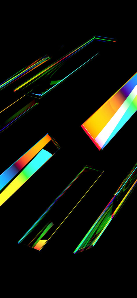 Vibrant Amoled Wallpaper: Captivating Colorful Background in 1080 x 2340 Resolution
