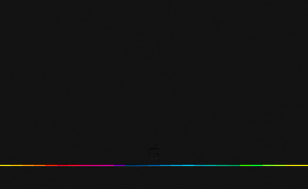 Vibrant Stripes Against Midnight Black - QHD Wallpaper Background